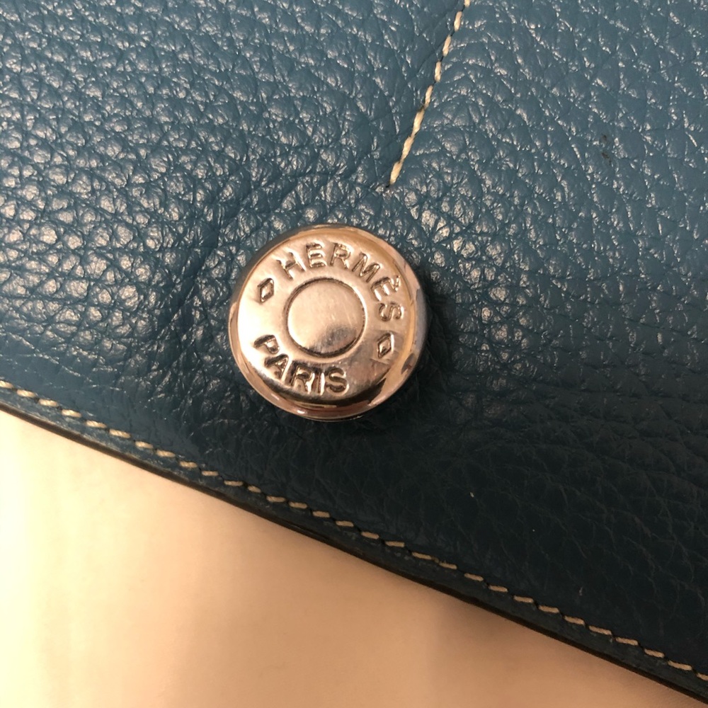 Gently used Hermes Dogon blue jean Clemente - Picture 3 of 5